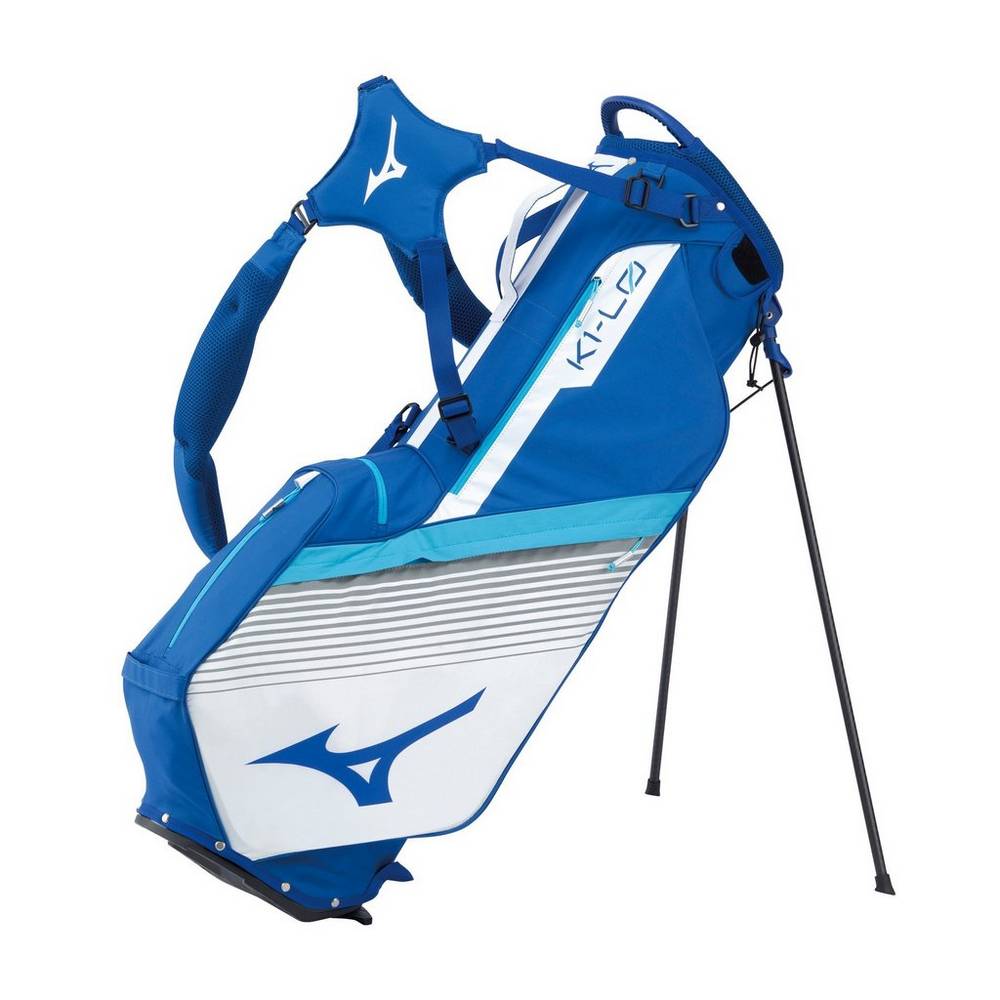 Mizuno Men's K1-L0 Stand Bag Blue/White (240233-PQE)